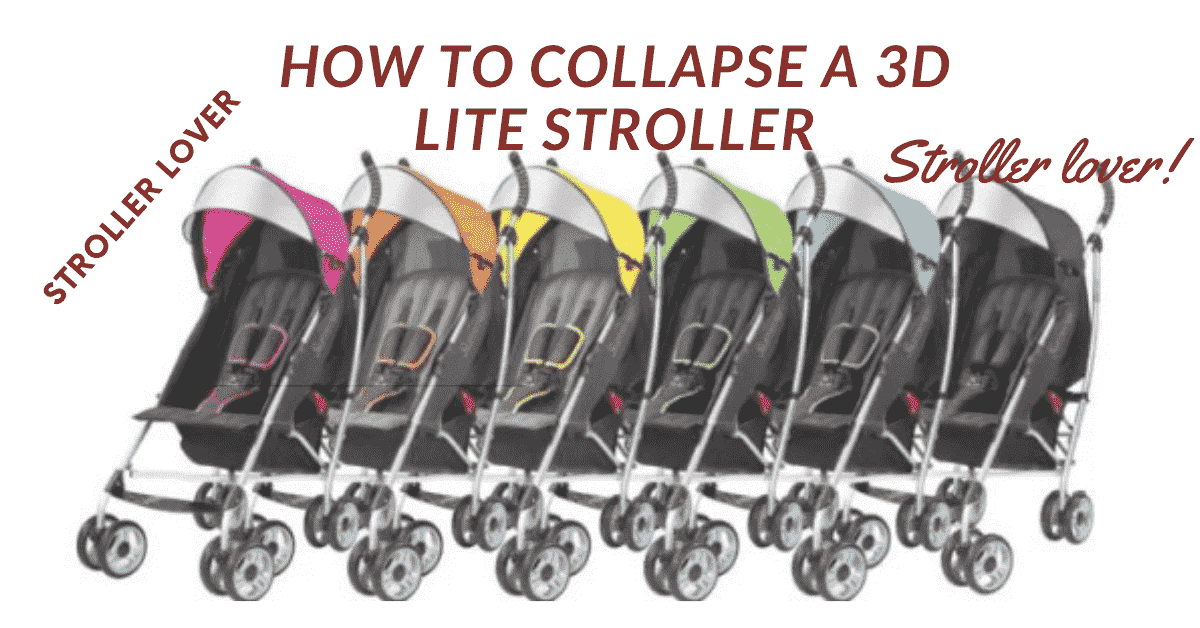 How to Collapse A 3d Lite Stroller