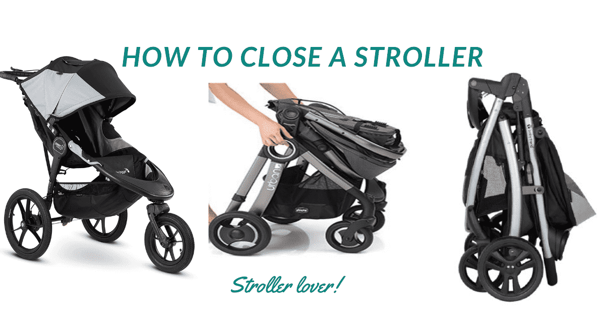 how to close a stroller