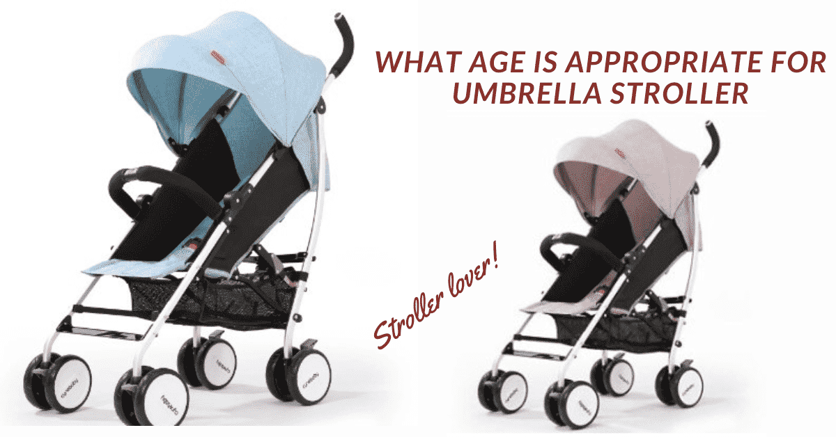 what age is appropriate for umbrella stroller